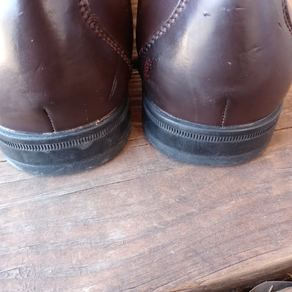 Nunn Bush men's brown leather loafer sz 10M. 183pm